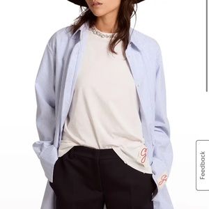 Golden Goose
Striped Boyfriend Button-Front Shirt Brand new with tag